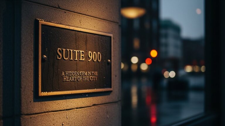 Suite 900: A Hidden Gem in the Heart of the City