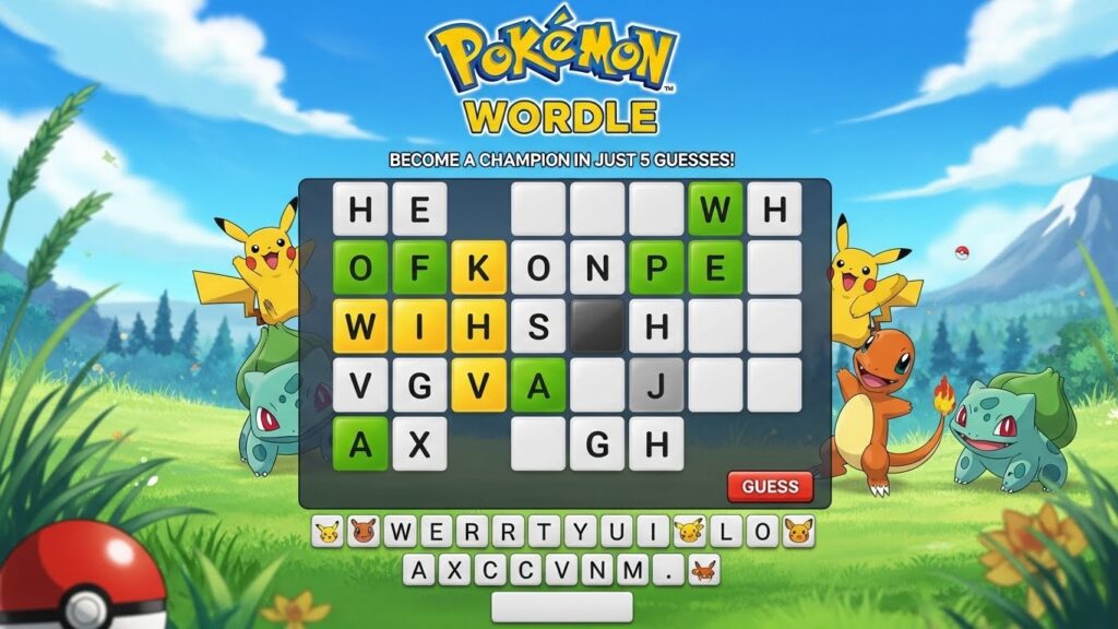 Pokémon Wordle: Become a Champion in Just 5 Guesses!