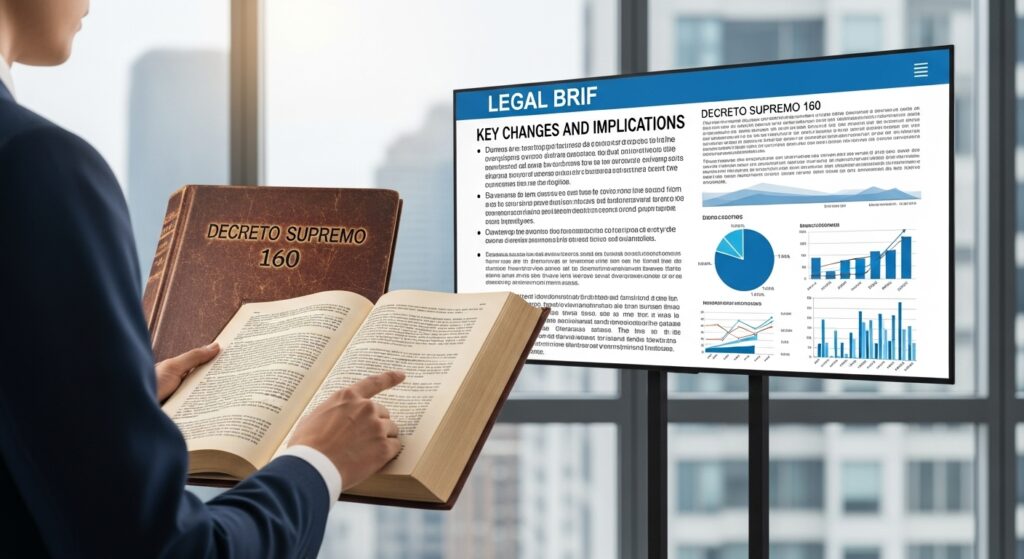 Decreto Supremo 160: Key Changes and Implications